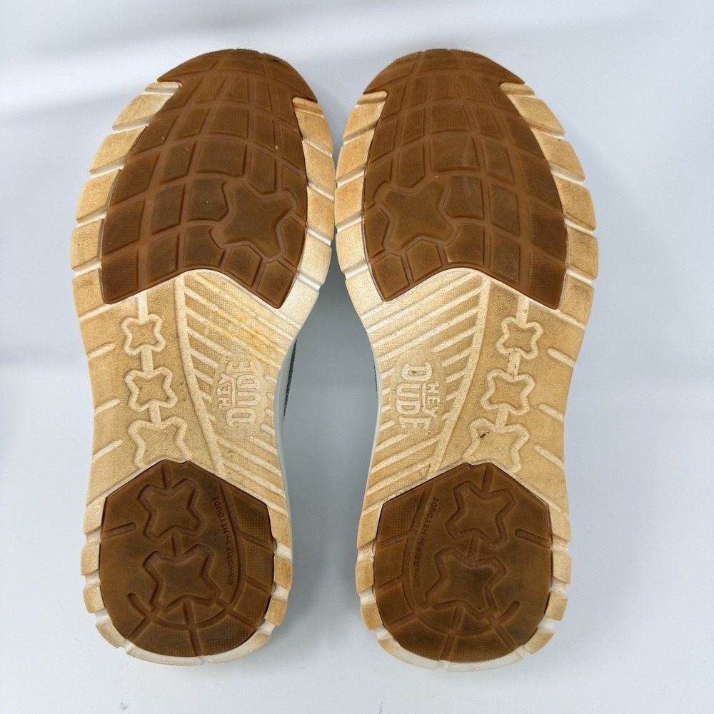 Hey Dude Sirocco Stretch Sox Womens 10 Neutral Beige Knit Slip On Sneakers 40148 - Picture 8 of 10